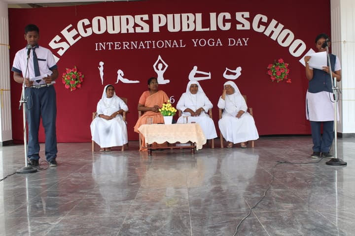 Bon Secours Public School-Yoga Day