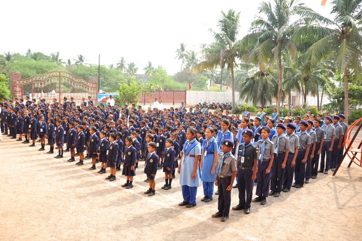 Brammaas Vidhyalaya School-Morning Assembly