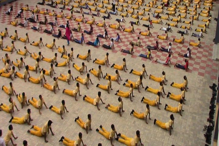 Brilliant Vidya Bhavan-Yoga Day