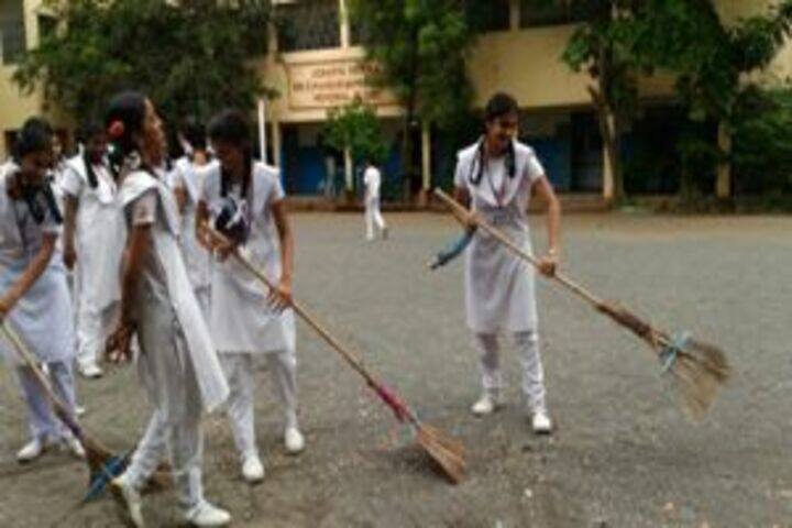 Hindu Colony Chellamal Vidyalaya-Cleanliness Drive