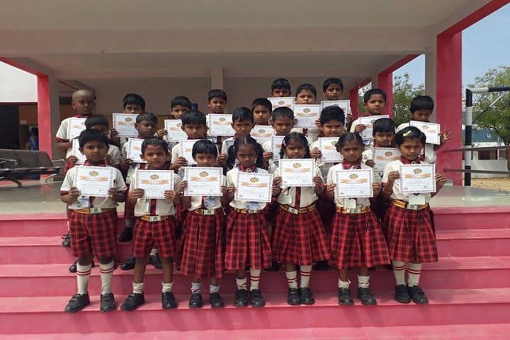 Kamarajar Public School - Participants Of Spell Bee