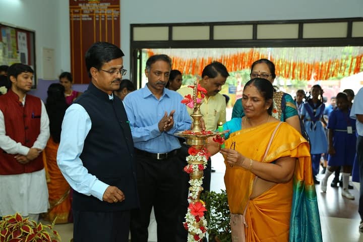 Kendriya Vidyalaya-Lighting The Lamp