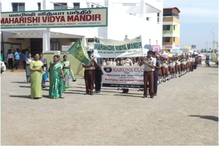 Maharishi Vidya Mandir-Ganthi Jayanthi Rally