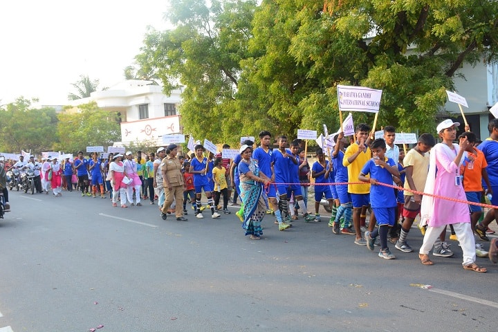 Mahatma Gandhi International School-Rally