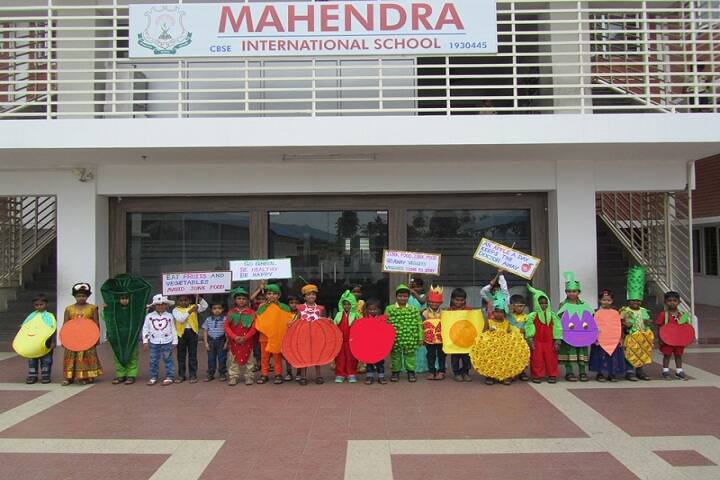 Mahendra International School-KG Fruits Day Celebration