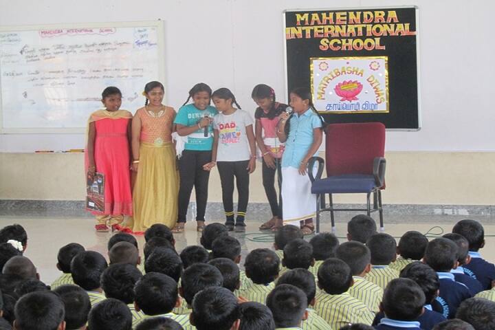 Mahendra International School-Mother Tongue Day
