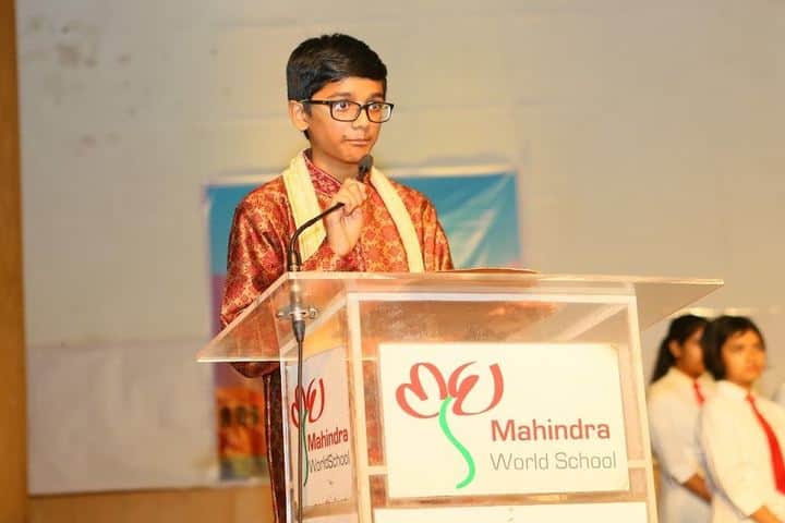Mahindra World School-Speech