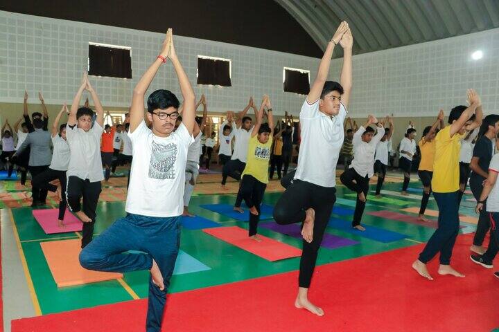 Manchester International School-Yoga Activity
