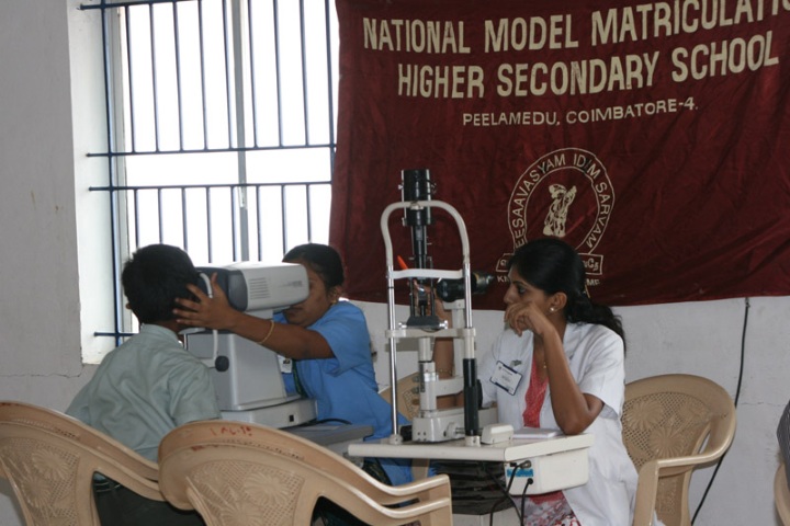 National Model Secondary School-Eye Checkup