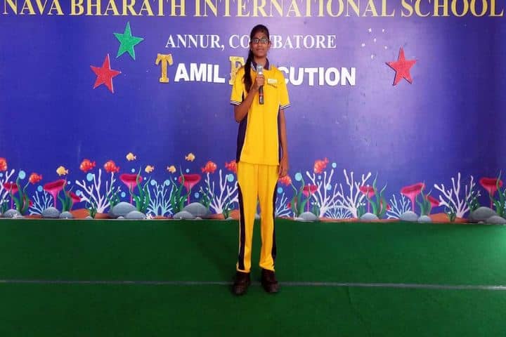 Nava Bharath International School-Elocution Competition