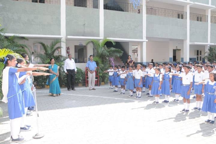 New Prince Shri Bhavani Vidyashram-Morning Assembly