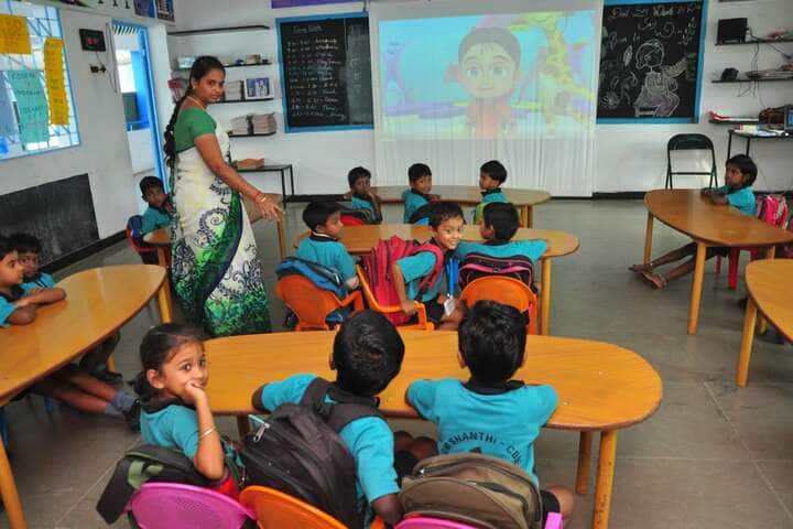 Om Shanthi Higher Secondary School-Kindergarten Classrooms