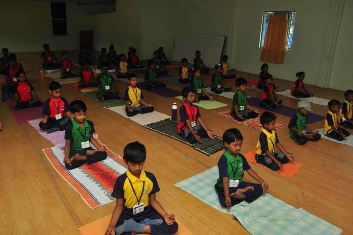 Om Shanthi Higher Secondary School-Yoga
