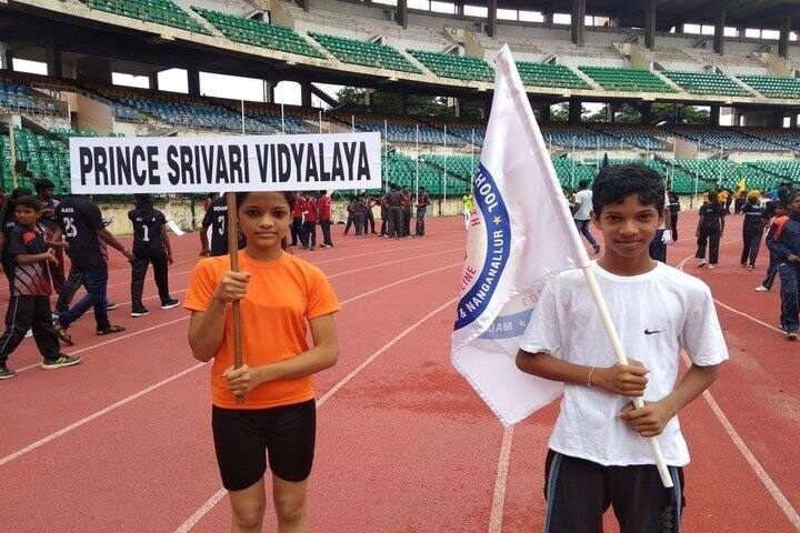 Prince Srivari Vidyalaya - Cluster Level Athletics