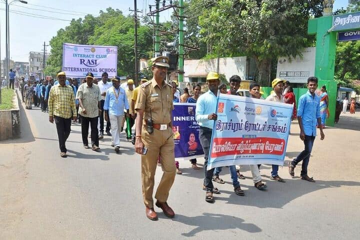Rasi International School - rally