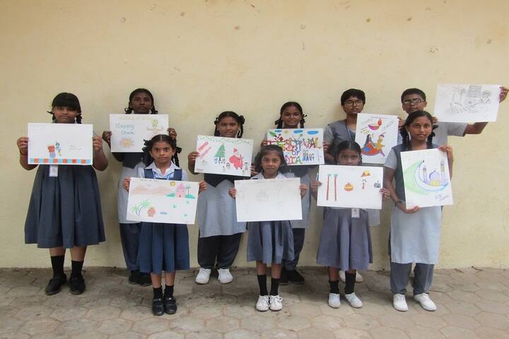 Reserve Bank Staff Quarters School-Drawing