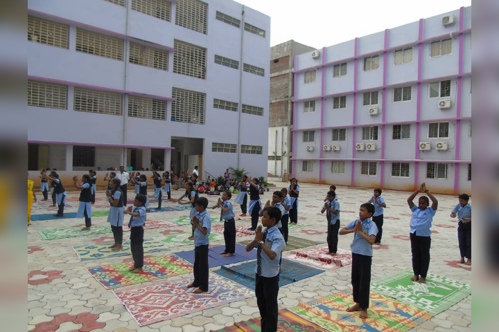 Sathya Saai Public School-Morning Assembly
