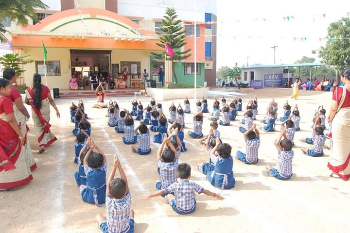 SKV International school-Yoga Activity