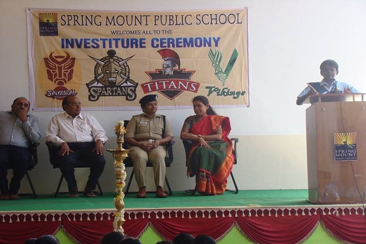 Spring Mount Public school-Investiture Ceremony