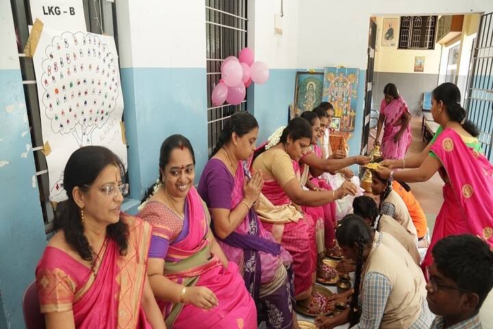 Sree Sankara Bala Vidyalaya Golden Jubilee School-guru purnima Celebrations