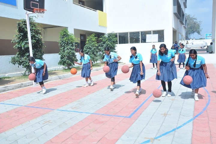 Sri chaitanya techno school-basketball