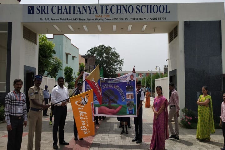sri chaitanya techno school-entrance