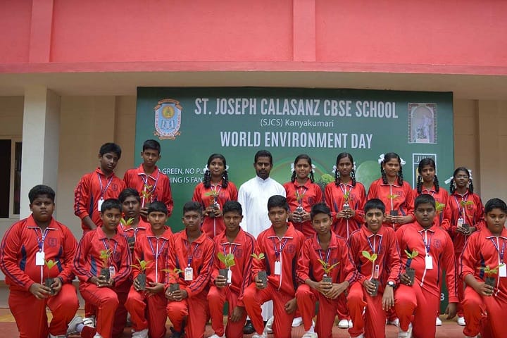 ST joseph calasanz CBSE school- world environment day