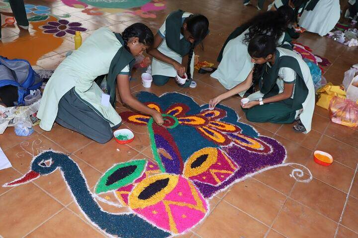 Sunbeam Senior Secondary School- Rangoli