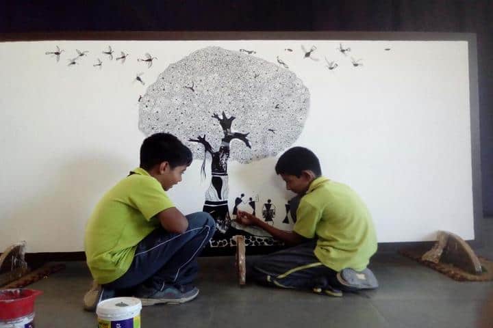 The Ashok Leyland School- Art