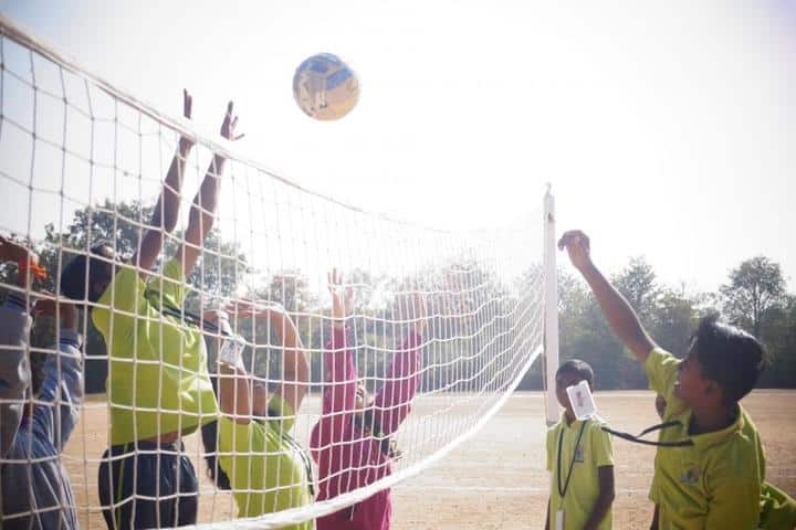 The Ashok Leyland School- Volley Ball