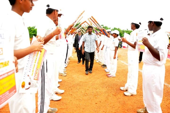 The Velammal International School-Welcoming the Guest