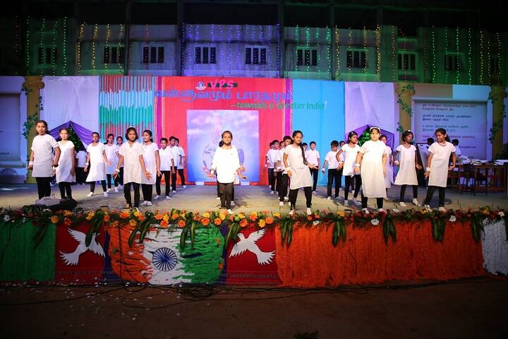 Vailankanni Public School-Group Dance by Girls