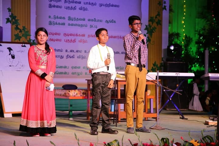 Vailankanni Public School-Speech by Students