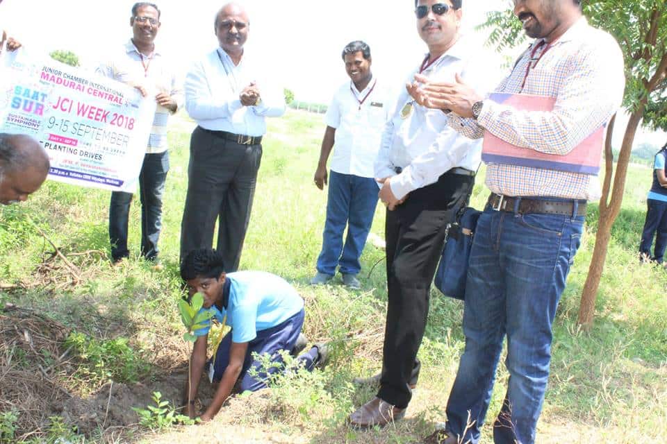 Vallabha Vidyalaya-Planting Day