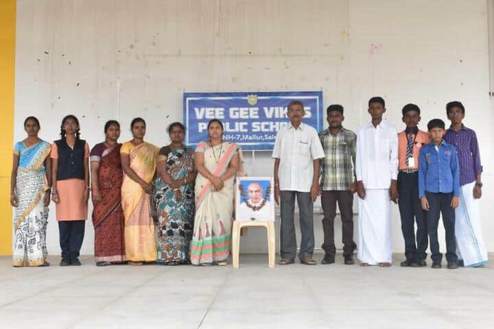 Vee Gee Vikas Public School-Kamaraj Birthday Celebrations