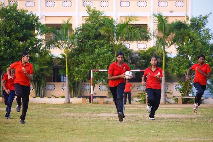 Velammal Residential School-Handball Game
