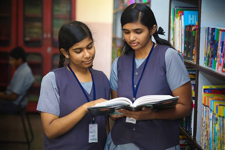 Velammal Residential School-Library