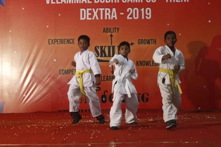 Velammal Vidyalaya-Karate Champions
