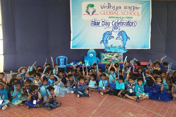 Vidya Sagar Global School-Blue Day Celebration