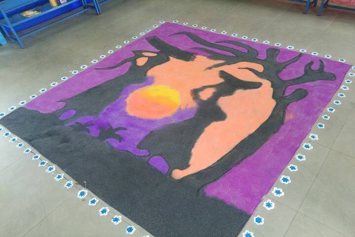 Vivegaa School-Rangoli Competition