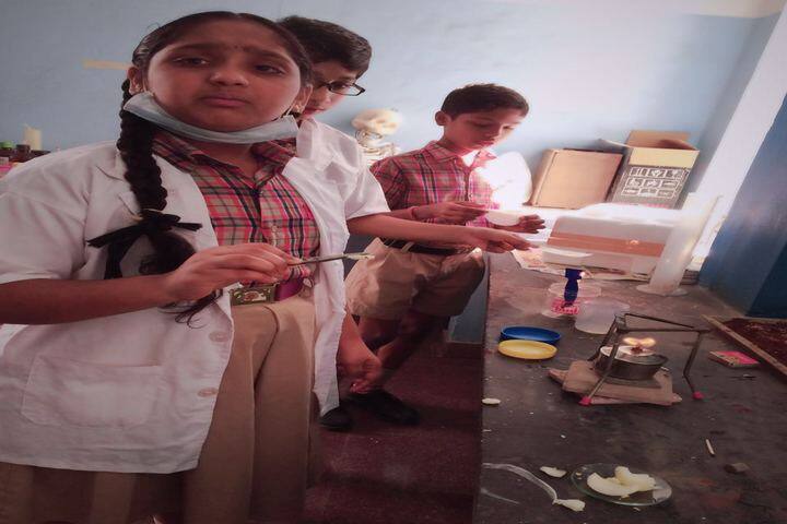 Mahatma Gandhi Memorial High School-Science lab
