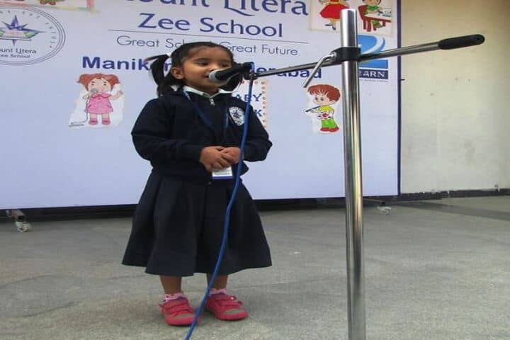 Mount Litera Zee School-Recitation