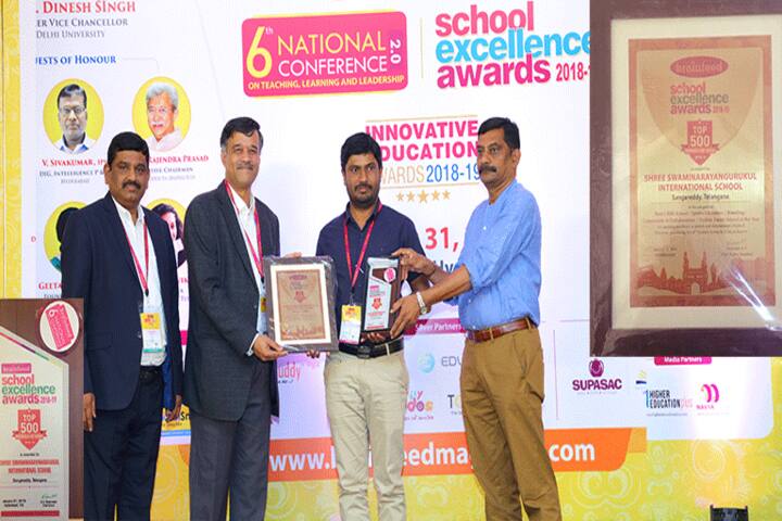 Sree Swaminarayan Gurukul International School-Award