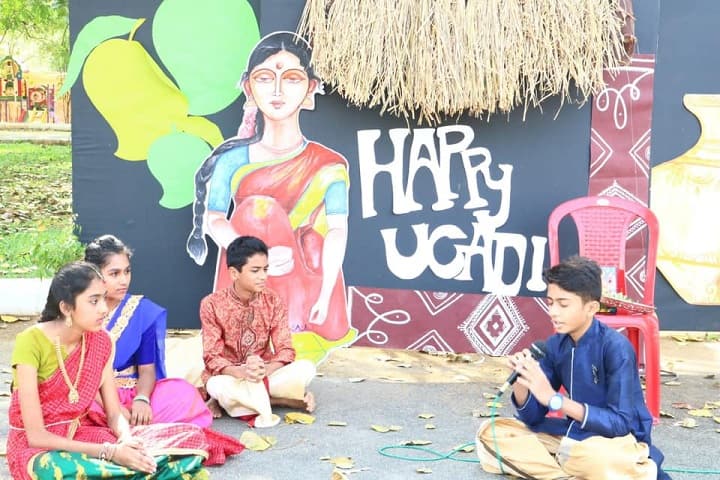 Sunflower Vedic School-Ugadi Celebrations