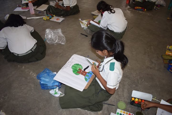 Suprabhat Model High School-Drawing Competition