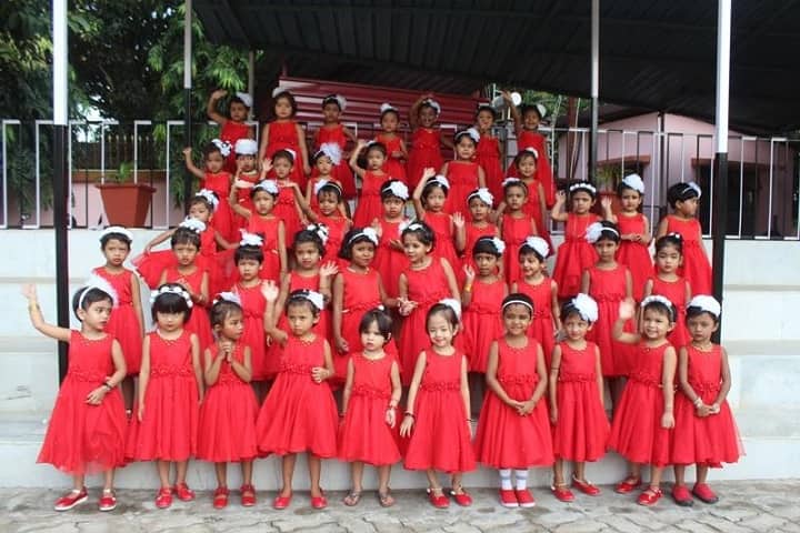 Auxilium Girls School-Red Day