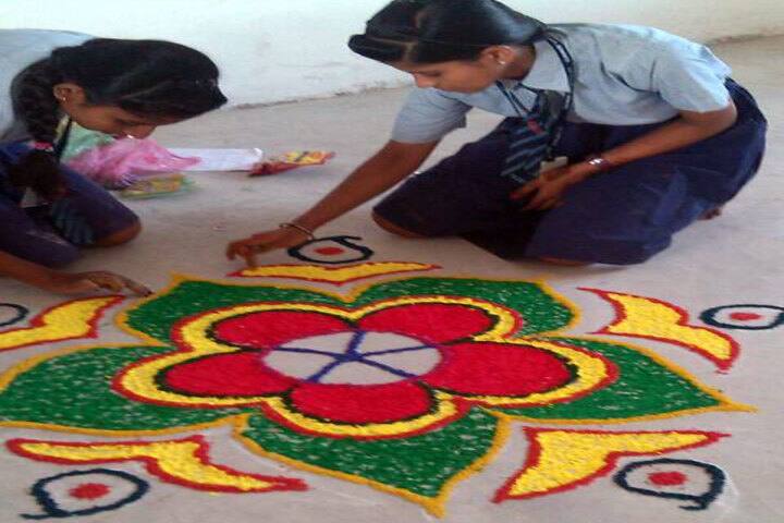 S S Gyan Bharti-Rangoli