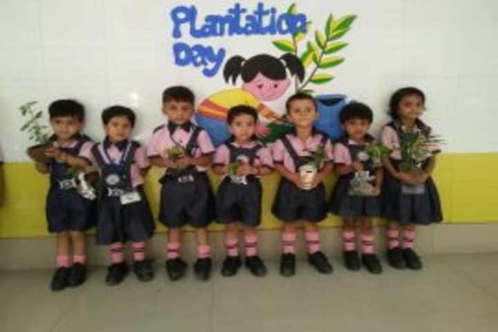 A K Children Academy-plantation day