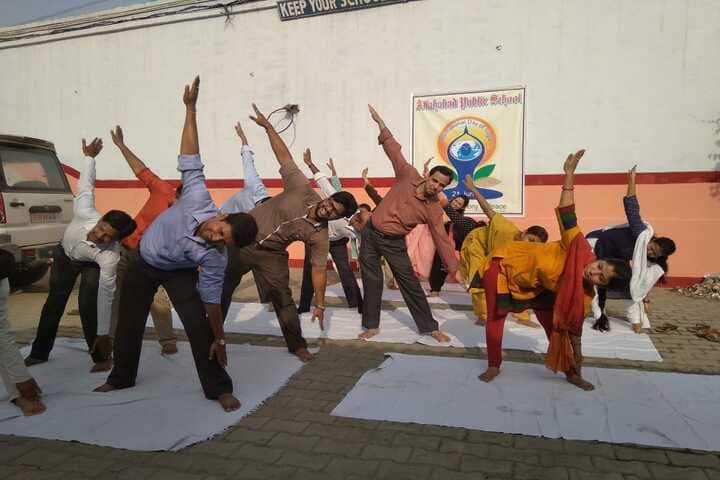 Allahabad Public School - Yoga Day