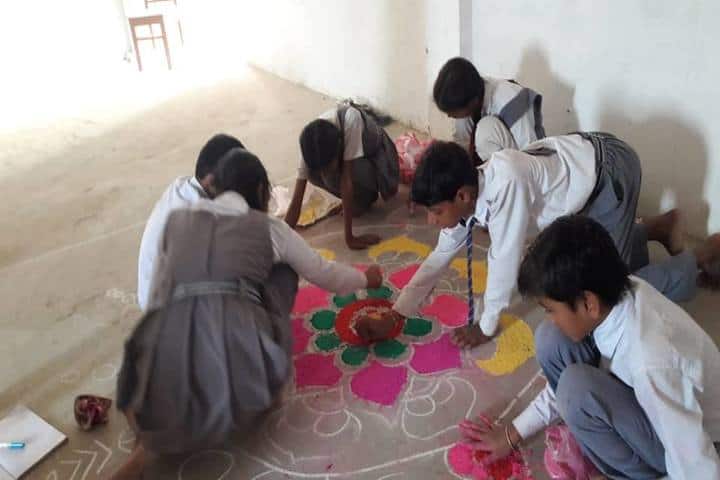 Aloft Dale School-Rangoli Competition